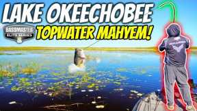 Fishing ONLY FROGS in a Pro Fishing Tournament!! Lake Okeechobee Topwater Insanity!