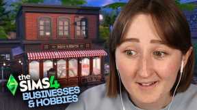 I tried building a PIZZA RESTAURANT with The Sims 4: Businesses & Hobbies