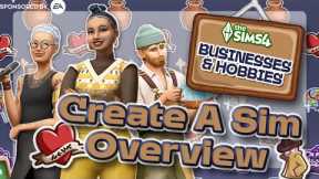 Create-A-Sim Overview | The Sims 4 Businesses and Hobbies - Early Access | WoohooTattoo #EAPartner