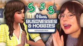 Trying Rags to Riches in The Sims 4 Business and Hobbies!