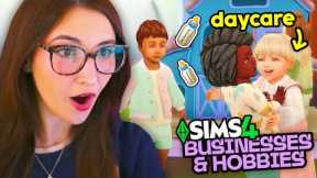 i made a DAYCARE using the sims 4 businesses & hobbies