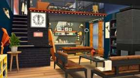 TATTOO ARTIST Loft Apartment (Sims 4 Businesses & Hobbies) 🌆 Sims 4 Build Stop Motion (NO CC)