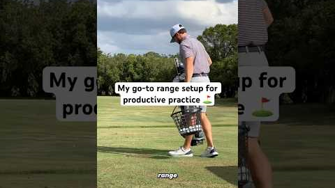 What I Always Bring to the Range - Simple But Effective 🤝⛳️