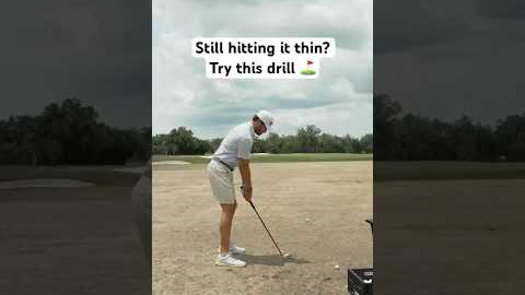 Hitting Your Irons Thin? You NEED To Try This Drill 🤝⛳️