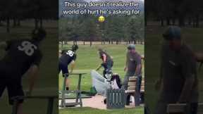 Good luck if you hit that elk friend 😂😂👌🏿 #elk #golfing #golf #wildlife