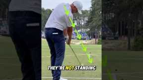 Where’s the shoulder pointing at impact?? 😱 #golf #golfswing #golfcoach #golftips