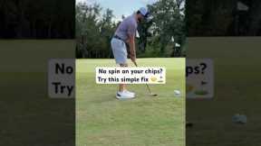 No Spin on Your Chip Shots? Do THIS First ⛳️
