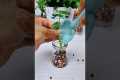 Recycling small cup for planting