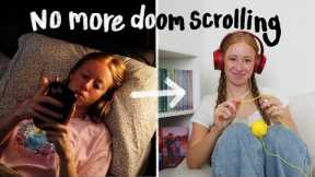 I tried 7 *cozy* hobbies for 7 days... *to stop doom scrolling*