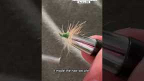 A simple fishing fly #troutfishing #fishing #flymaking #flytying #hook #threads #music