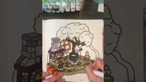 Working some more on this page! #cozycoloring #colorwithme #coloring #cocowyo #hobbies #hobby