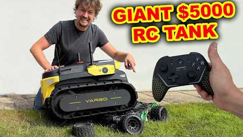 Worlds Biggest RC Tank - You won't believe what it can do - meet Yarbo
