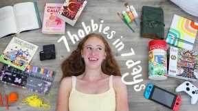 I tried 7 hobbies for 7 days... *to stop doom scrolling*