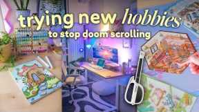 5 cozy hobbies to try when you're bored | no more mindless scrolling! 🤳🏻