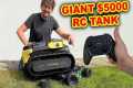 Worlds Biggest RC Tank - You won't