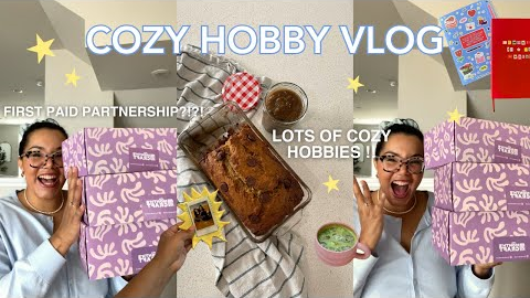 a very cozy hobby vlog 🌷