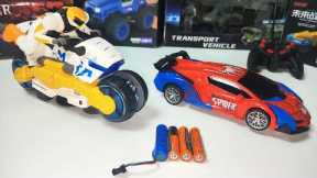 RC Cute pink car,RC Transport vehicle,Spider car Rc ,Gear motorcycle Unboxing & Review 