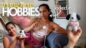 trying new hobbies in my 20s *to stop scrolling*