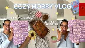 a very cozy hobby vlog 🌷