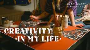 creative hobbies and projects || relaxing with artsy projects