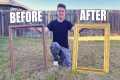 How To DIY Antique Gold Frame (For
