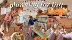 Planning for Fall🍂 cozy hobbies, home & outfit ideas, bucket lists, games & books!