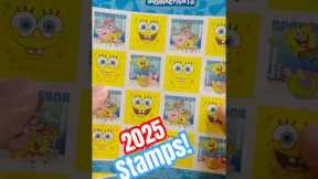 Kind of a weird but cool SpongeBob collectible! #spongebob #shopping #stamps #usps #collector