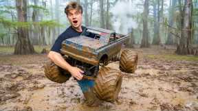 RC MONSTER TRUCK vs SWAMP - GONE WRONG!!!