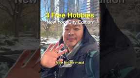 3 hobbies that are completely free