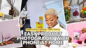 LIGHTS FOR PRODUCT PHOTOGRAPHY AT HOME USING YOUR PHONE - SIMPLE HACKS