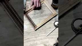 staining my picture frame dark walnut