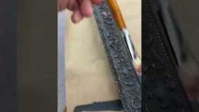 Frame makeover using WoodUbend; Fusion Mineral Paint, Posh Chalk Pigments & Annie Sloan Wax