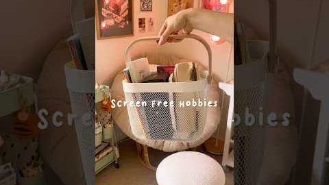 Screen-free hobbies 📵 #cozyhobbies #hobbyideas