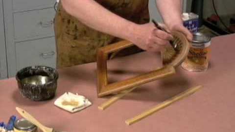 Glazing a picture frame part 1