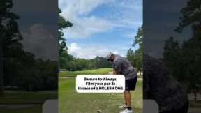 Always film Par 3s #golf #golfswing #golfing #golfaddict #holeinone #sports #fun #friends #golflife