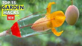 15 MIND BLOWING GARDEN HACKS WITH PLASTIC BOTTLES | BOTTLE GARDENING IDEAS