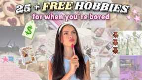Free Hobbies to Try (For When You’re Bored and Broke)