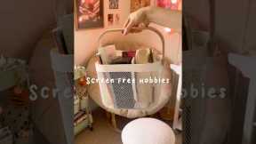 Screen-free hobbies 📵 #cozyhobbies #hobbyideas