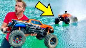 Driving an $1800 RC Truck Across a Lake (INSANE!)