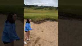 First time swinging, already better than us 💀😂