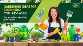 Gardening Ideas for Beginners: Turn Household Items into Garden Tools!