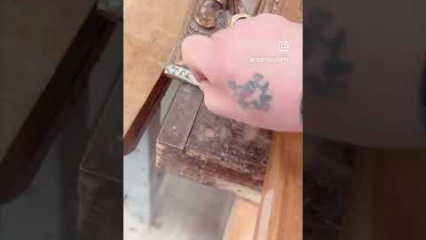 Restoration of #antique #pictureframe #diy #woodworking #picture #frame #art #painting #restoration