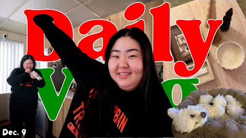 Daily Vlog: Cleaning reset day, starting new hobbies in my 30s, re-decorating office | Dec. 9