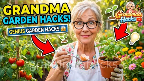 80 Grandama Garden Hacks  That Makr Gardening Easier, Faster And Smarter | Watch It | Grandmaahacks 
