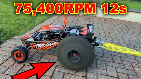 OverVolted 12s Traxxas Funco - Do NOT do this to your RC Car (it exploded)