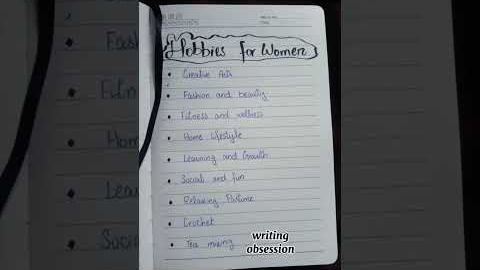 👌🏻 Hobbies for women's✨ #subscribe #motivation #obssessed #hobbies #fyp #viralvideo #trending #fyp