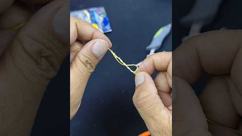 How to Tie the Uni Knot Correctly — Beginner Fishing Tutorial #fishing #fishingknot #fishingtips