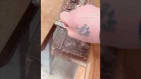 Restoration of #antique #pictureframe #diy #woodworking #picture #frame #art #painting #restoration