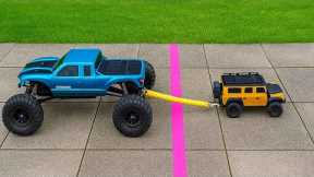 $30 vs $800 RC Car Tug of war