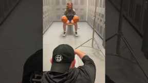 Dramatic Sports Photography using atmosphere spray and a blue gel to create this image #sonya7rv